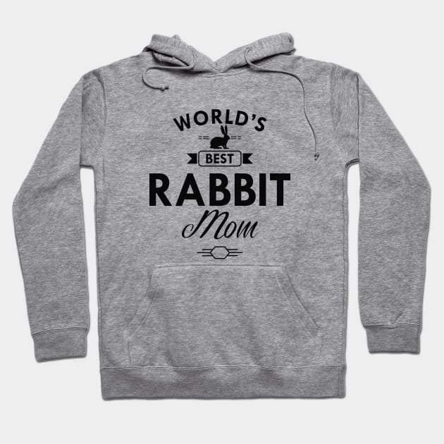 Rabbit - World's best rabbit mom Hoodie by KC Happy Shop